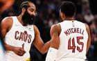 哈登13+14神跡超詹姆斯！騎士力克爵士 米切爾34分莫布利34+17